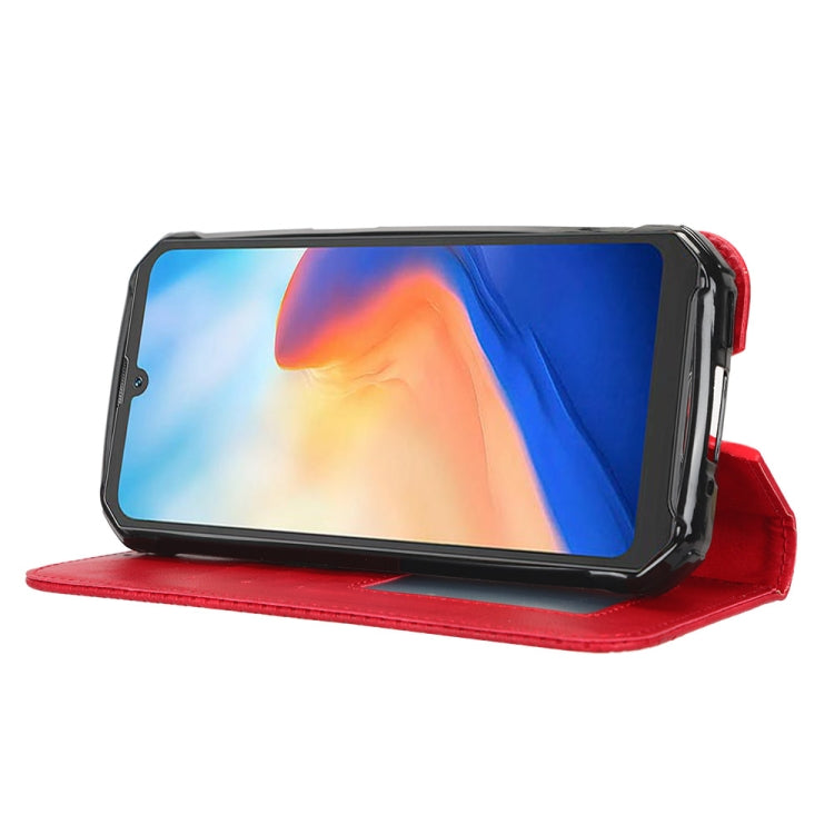 For Blackview BV7200 Magnetic Buckle Retro Texture Leather Phone Case(Red) - More Brand by PMC TechLife | Online Shopping South Africa | PMC TechLife | Buy Now Pay Later Mobicred