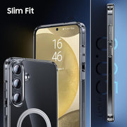 For Samsung Galaxy S25 5G Transparent Frosted MagSafe Phone Case