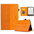 For Amazon Kindle Lite 2022 Rhombus Embossed Leather Tablet Case(Khaki) - Amazon by PMC TechLife | Online Shopping South Africa | PMC TechLife | Buy Now Pay Later Mobicred