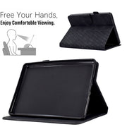 For Amazon Kindle Lite 2022 Rhombus Embossed Leather Tablet Case(Black)