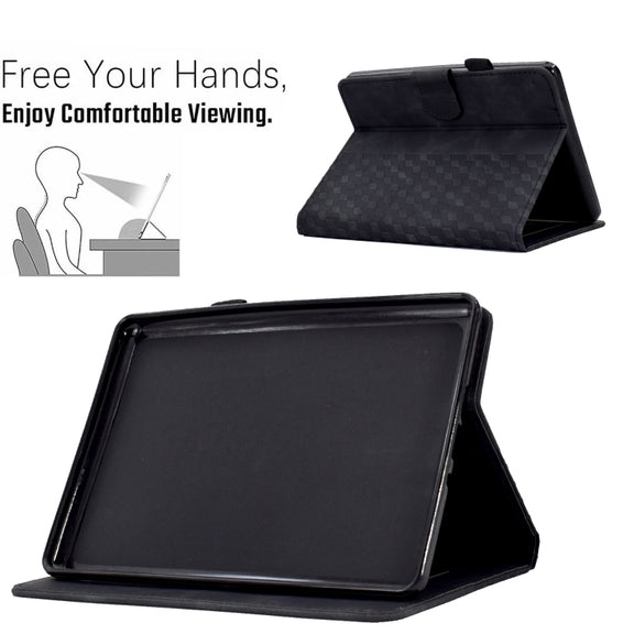 For Amazon Kindle Lite 2022 Rhombus Embossed Leather Tablet Case(Black)