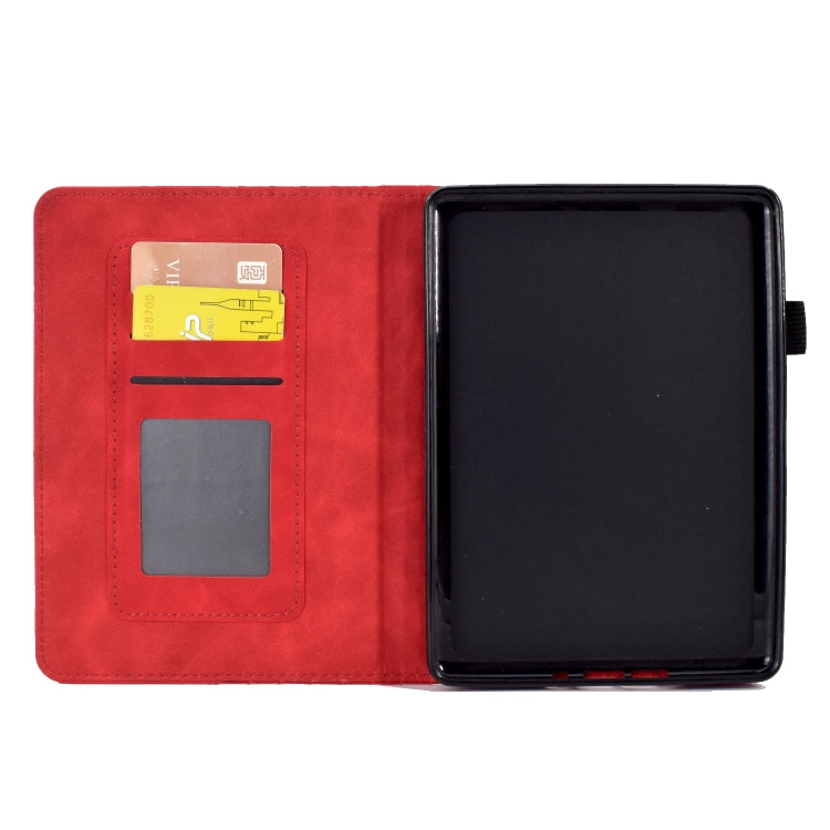 For Amazon Kindle PaperWhite 5 2021 Rhombus Embossed Leather Tablet Case(Red) - Amazon by PMC TechLife | Online Shopping South Africa | PMC TechLife | Buy Now Pay Later Mobicred