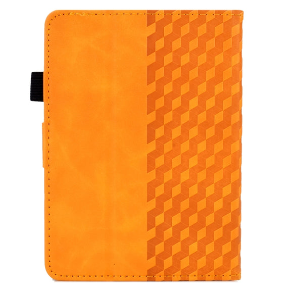 For Amazon Kindle PaperWhite 5 2021 Rhombus Embossed Leather Tablet Case(Khaki)
