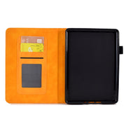 For Amazon Kindle PaperWhite 5 2021 Rhombus Embossed Leather Tablet Case(Khaki)