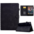 For Amazon Kindle Fire HD8 2018 / 2017 / 2016 Rhombus Embossed Leather Tablet Case(Black) - Amazon by PMC TechLife | Online Shopping South Africa | PMC TechLife | Buy Now Pay Later Mobicred