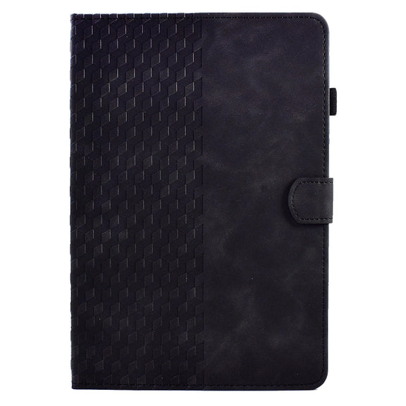 For 7.0 inch Universal Tablet Rhombus Embossed Leather Case(Black)