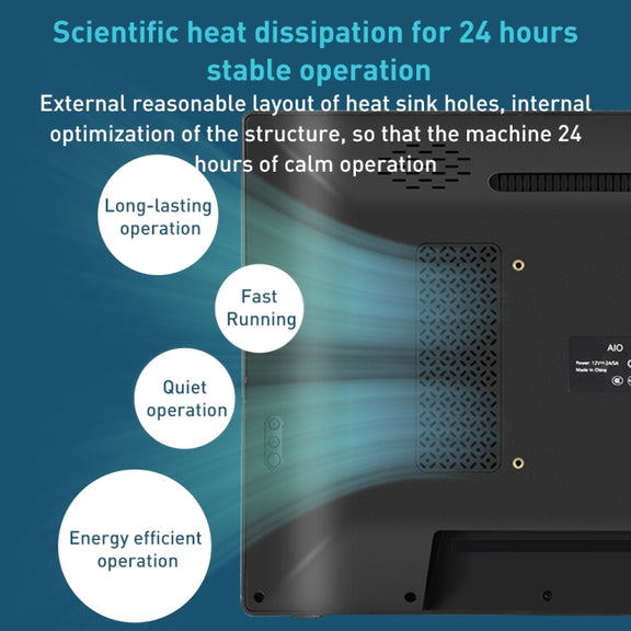 PR2153T 21.5 inch IPS Display Advertising Machine, 2GB+16GB, CPU:RK3399 Hexa-Core 1.8GHz(UK Plug)