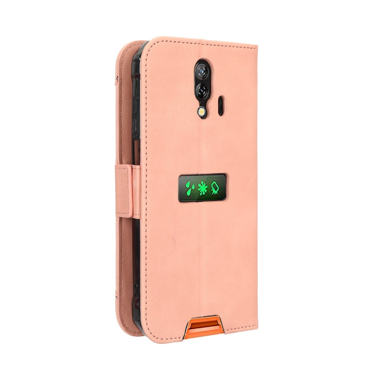 For Blackview BV7200 Skin Feel Calf Texture Card Slots Leather Phone Case(Pink) - More Brand by PMC TechLife | Online Shopping South Africa | PMC TechLife