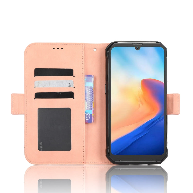 For Blackview BV7200 Skin Feel Calf Texture Card Slots Leather Phone Case(Pink) - More Brand by PMC TechLife | Online Shopping South Africa | PMC TechLife