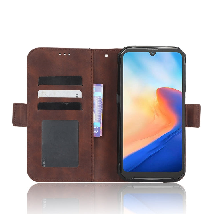 For Blackview BV7200 Skin Feel Calf Texture Card Slots Leather Phone Case(Brown) - More Brand by PMC TechLife | Online Shopping South Africa | PMC TechLife | Buy Now Pay Later Mobicred