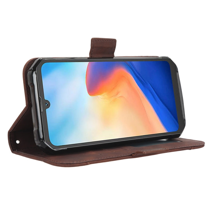 For Blackview BV7200 Skin Feel Calf Texture Card Slots Leather Phone Case(Brown) - More Brand by PMC TechLife | Online Shopping South Africa | PMC TechLife | Buy Now Pay Later Mobicred