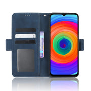 For Ulefone Note 14 Skin Feel Calf Texture Card Slots Leather Phone Case(Blue)