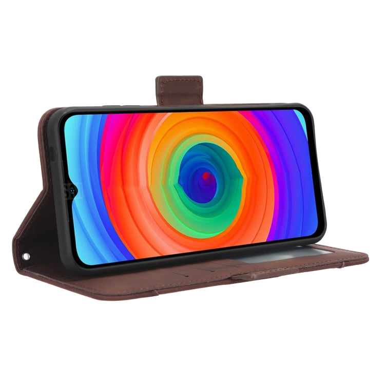 For Ulefone Note 14 Skin Feel Calf Texture Card Slots Leather Phone Case(Brown) - free shipping - PMC Jewellery - Order now!