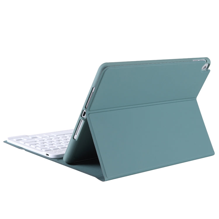 T11B 2020 For iPad Air 4 / Air 5 / Pro 11 inch 2022 / 2021 / 2020 / 2018 TPU Candy Color Ultra-thin Bluetooth Keyboard Tablet Case with Stand & Pen Slot(Dark Green) - Universal by PMC Jewellery | Online Shopping South Africa | PMC Jewellery | Buy Now Pay Later Mobicred