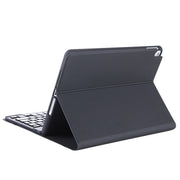 T102B For iPad Air / Pro 10.5 inch (2019) TPU Candy Color Ultra-thin Bluetooth Keyboard Tablet Case with Stand & Pen Slot(Black)