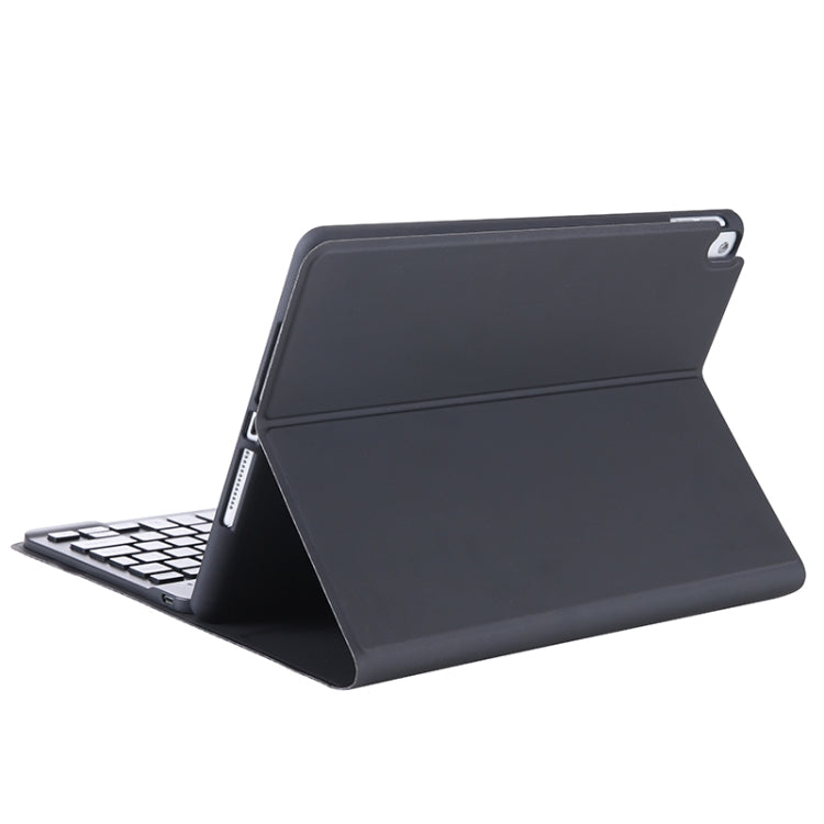 T102B For iPad Air / Pro 10.5 inch (2019) TPU Candy Color Ultra-thin Bluetooth Keyboard Tablet Case with Stand & Pen Slot(Black)