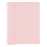 T102B For iPad Air / Pro 10.5 inch (2019) TPU Candy Color Ultra-thin Bluetooth Keyboard Tablet Case with Stand & Pen Slot(Pink)