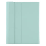 T102B For iPad Air / Pro 10.5 inch (2019) TPU Candy Color Ultra-thin Bluetooth Keyboard Tablet Case with Stand & Pen Slot(Light Green)