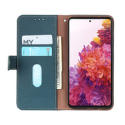 For Sony Xperia 10 IV KHAZNEH Litchi Genuine Leather Phone Case(Green)