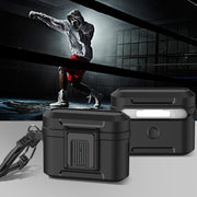For AirPods Pro 2 Earphone TPU + PC Protective Case(Black)