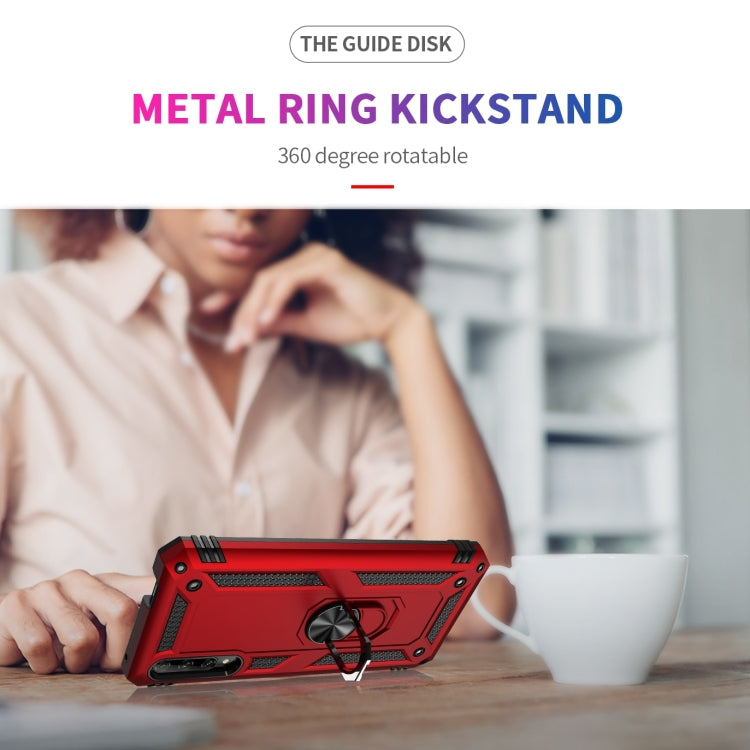 For Huawei Y9s Shockproof TPU + PC Protective Case with 360 Degree Rotating Holder(Blue) - free shipping - PMC TechLife - Order now!