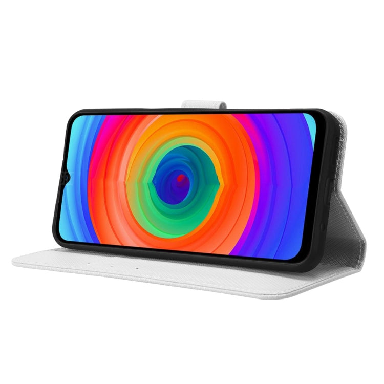 For Ulefone Note 14 Diamond Texture Leather Phone Case(White) - Ulefone Cases by PMC Jewellery | Online Shopping South Africa | PMC Jewellery | Buy Now Pay Later Mobicred