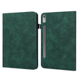 For Lenovo Pad Pro 2022 11.2 inch / Tab P11 Pro Gen 2 Lace Flower Embossing Pattern Leather Tablet Case(Green) - Lenovo by PMC TechLife | Online Shopping South Africa | PMC TechLife | Buy Now Pay Later Mobicred