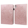 For Lenovo Pad Plus 2023 11.5 inch / Tab P11 Gen 2 Lace Flower Embossing Pattern Leather Tablet Case(Gold) - Lenovo by PMC TechLife | Online Shopping South Africa | PMC TechLife | Buy Now Pay Later Mobicred