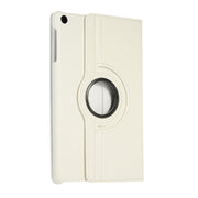 For Huawei Matepad SE 10.4 360 Degree Rotation Litchi Texture Tablet Leather Case(White)