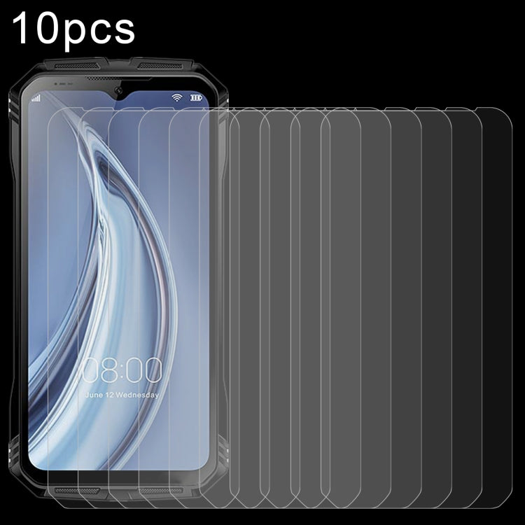 For Doogee S100 10pcs 0.26mm 9H 2.5D Tempered Glass Film - For Doogee by PMC TechLife | Online Shopping South Africa | PMC TechLife | Buy Now Pay Later Mobicred
