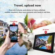 10.1 inch IPS Display WiFi Cloud Photo Frame, RK3126C Quad Core up to 1.5GHz, 1GB+16GB, Power Plug:US Plug(White)