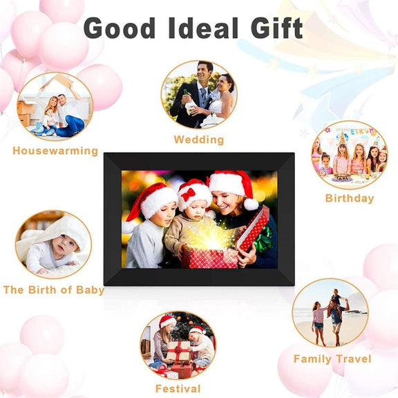 10.1 inch IPS Display WiFi Cloud Photo Frame, RK3126C Quad Core up to 1.5GHz, 1GB+16GB, Power Plug:EU Plug(White)