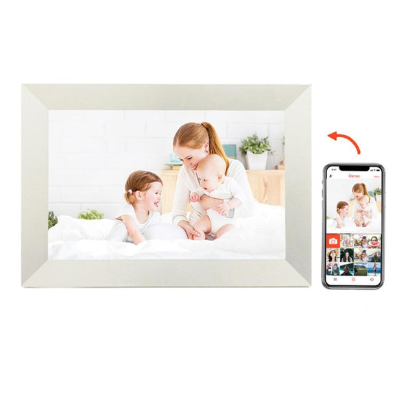 10.1 inch IPS Display WiFi Cloud Photo Frame, RK3126C Quad Core up to 1.5GHz, 1GB+16GB, Power Plug:UK Plug(White)