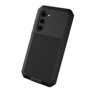 For Samsung Galaxy S23 5G RedPepper 360 Full Body Rugged Metal Life Water-resistant Phone Case(Black)