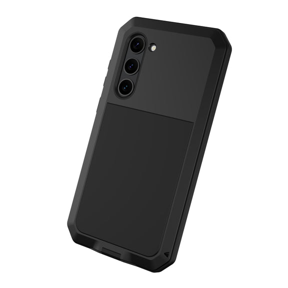 For Samsung Galaxy S23 5G RedPepper 360 Full Body Rugged Metal Life Water-resistant Phone Case(Black)