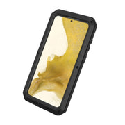 For Samsung Galaxy S23 5G RedPepper 360 Full Body Rugged Metal Life Water-resistant Phone Case(Black)