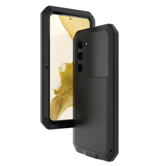 For Samsung Galaxy S23 5G RedPepper 360 Full Body Rugged Metal Life Water-resistant Phone Case(Black)