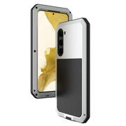 For Samsung Galaxy S23 5G RedPepper 360 Full Body Rugged Metal Life Water-resistant Phone Case(Silver)