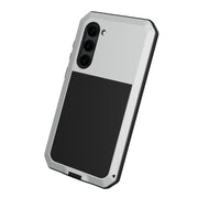 For Samsung Galaxy S23+ 5G RedPepper 360 Full Body Rugged Metal Life Water-resistant Phone Case(Silver)
