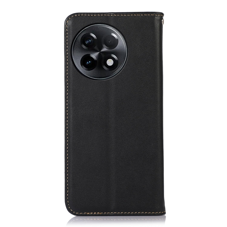 For OnePlus Ace 2 5G KHAZNEH Nappa Top Layer Cowhide Leather Phone Case(Black) - free shipping - PMC TechLife - Order now!