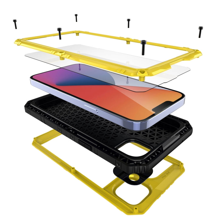 For iPhone 14 RedPepper Wolf 360 Full Body Rugged Waterproof Phone Case(Yellow) - free shipping - PMc TechLife - Order now!