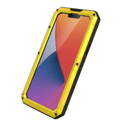For iPhone 14 Plus RedPepper Wolf 360 Full Body Rugged Life Water-resistant Phone Case(Yellow)