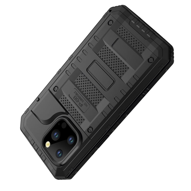 For iPhone 14 Pro RedPepper Wolf 360 Full Body Rugged Life Water-resistant Phone Case(Black)