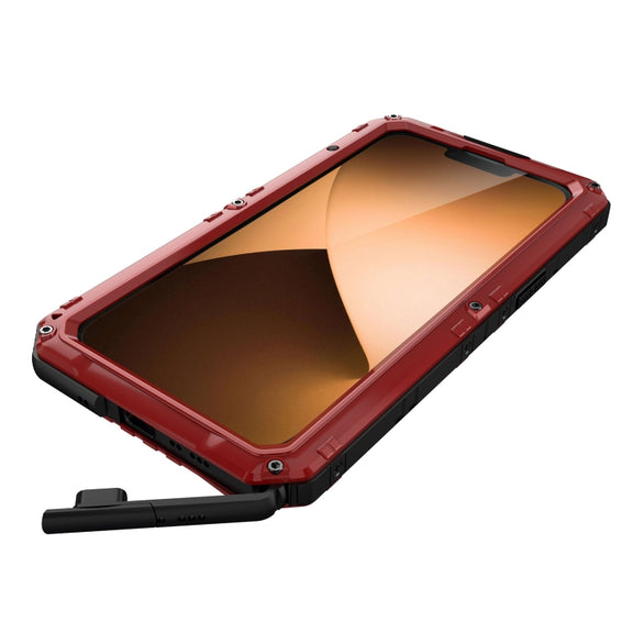 For iPhone 14 Pro RedPepper Wolf 360 Full Body Rugged Life Water-resistant Phone Case(Red)
