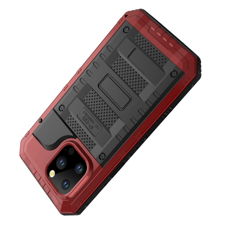 For iPhone 14 Pro RedPepper Wolf 360 Full Body Rugged Life Water-resistant Phone Case(Red)