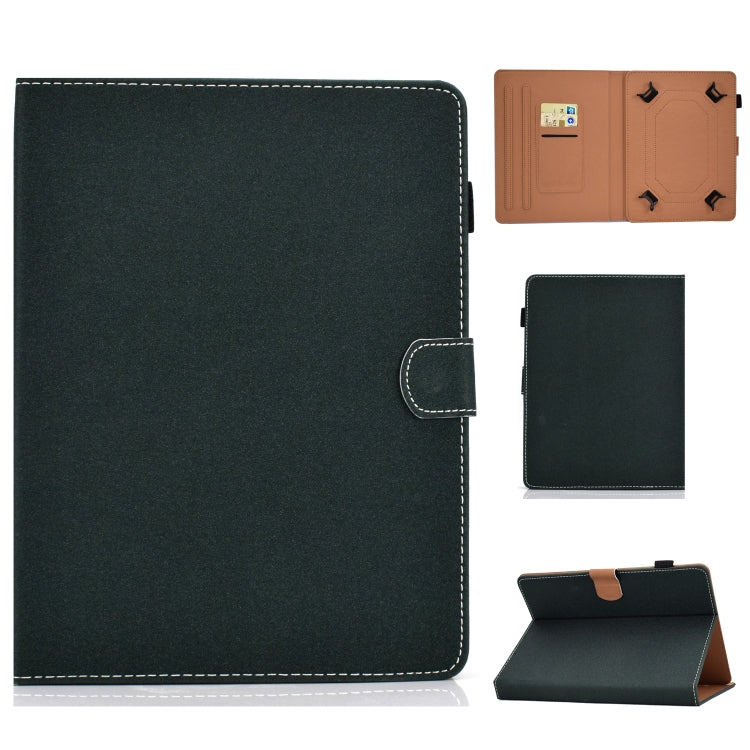 For 10 inch Solid Color Tablet PC Universal Magnetic Horizontal Flip Leather Case with Card Slots & Holder(Green) - 10 - 11 inch by PMC TechLife | Online Shopping South Africa | PMC TechLife | Buy Now Pay Later Mobicred