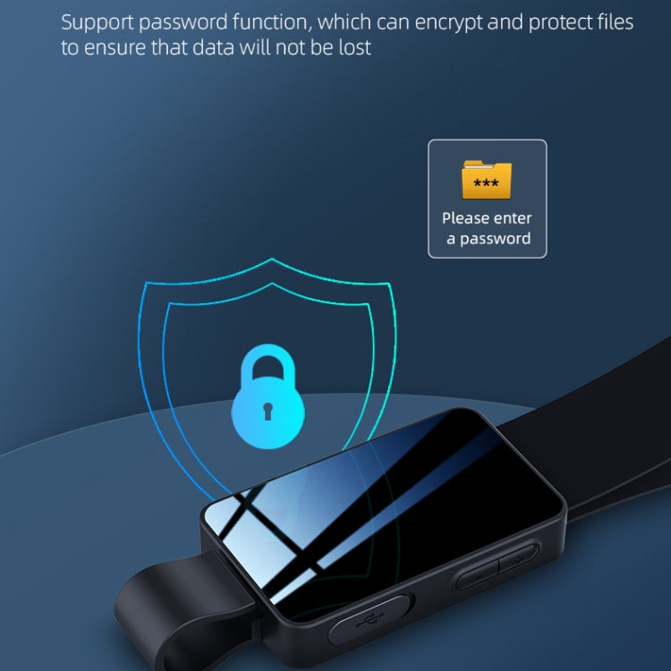 JNN K5 Voice Recorder with Lanyard, Capacity:32GB(Grey) - Recording Pen by PMC TechLife | Online Shopping South Africa | PMC TechLife | Buy Now Pay Later Mobicred