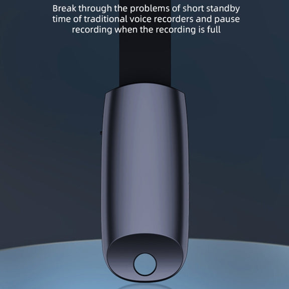 JNN S26 Smart Digital Noise Canceling Voice Recorder with Lanyard, Capacity:32GB(Black)