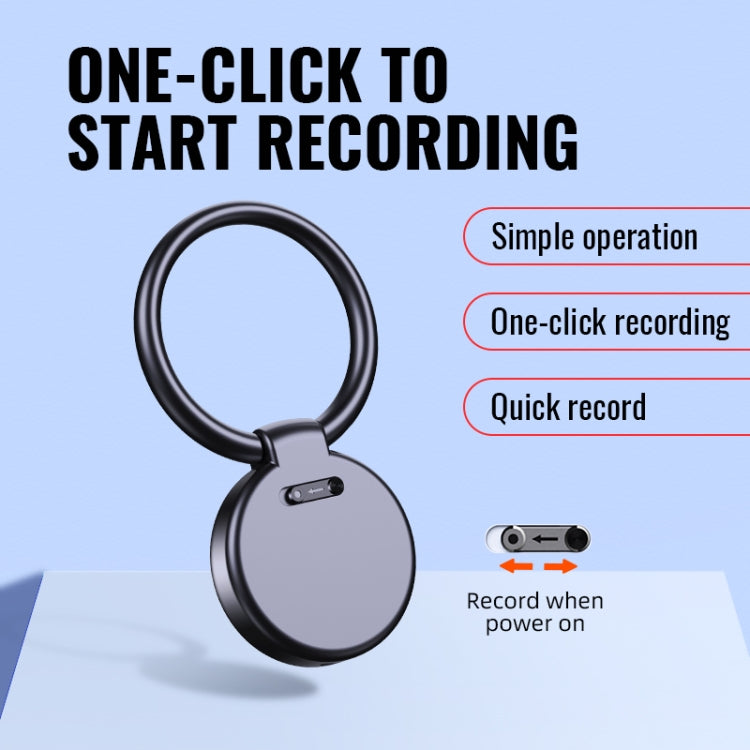 JNN S30 Round HD Noise Canceling Recorder, Capacity:4GB(Black)