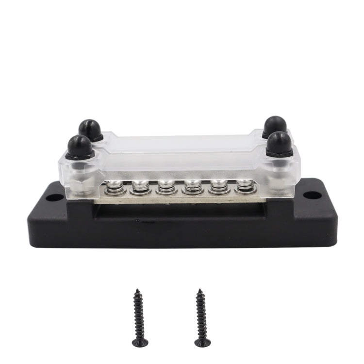 CP-3023-01 150A 12-48V RV Yacht Double-row 6-way Busbar(Black) - free shipping - PMC TechLife - Order now!